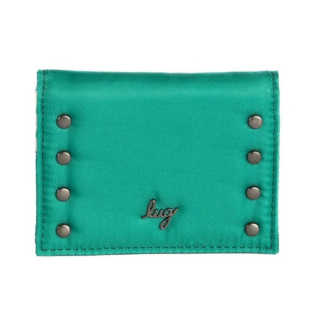 Lug Walkover RFID Wallet In Kelly Green